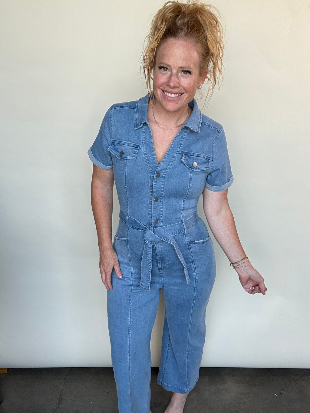 Big Things Jumpsuit by White Birch