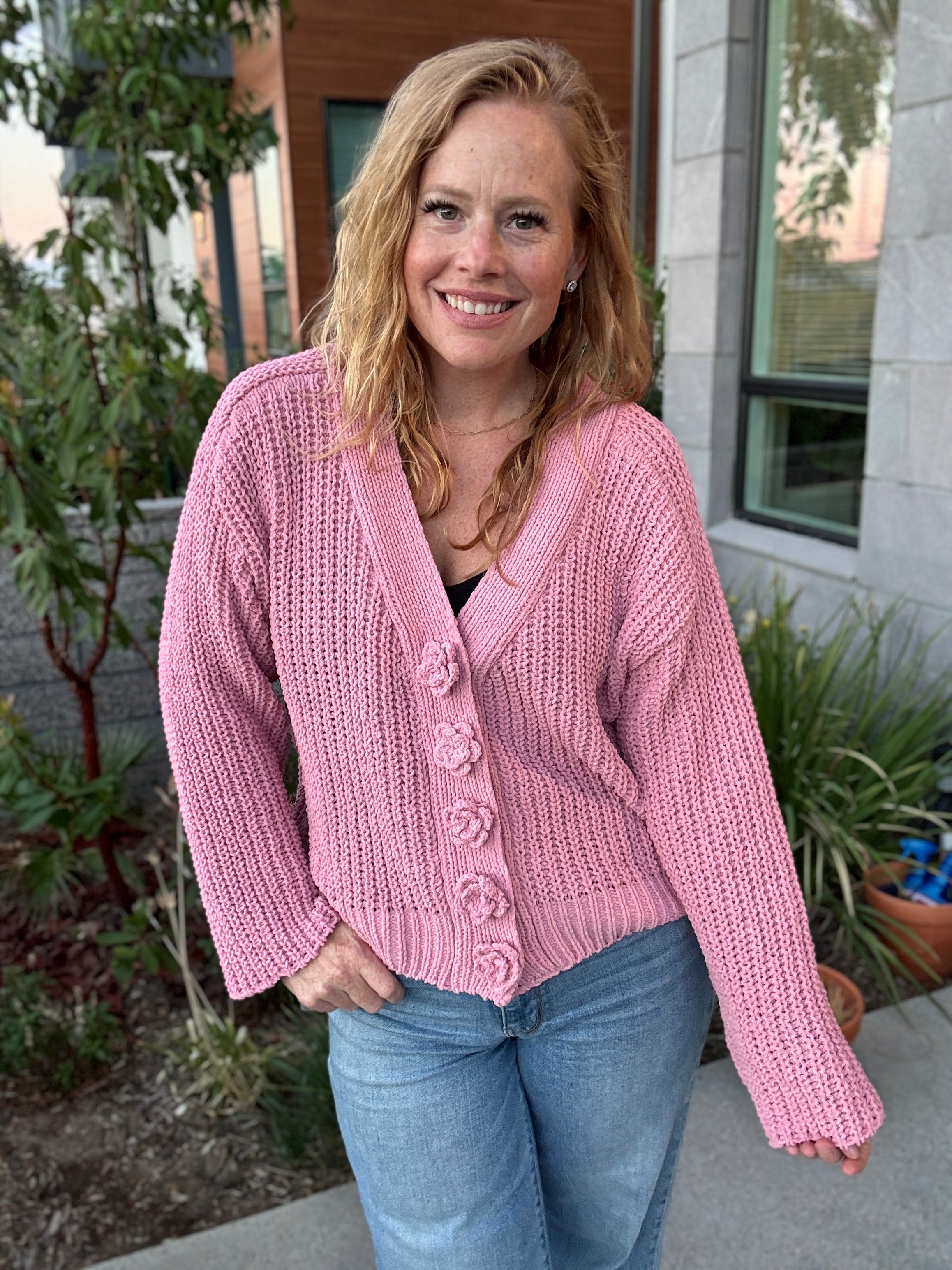 Roses Cardigan by POL in 3 Colors