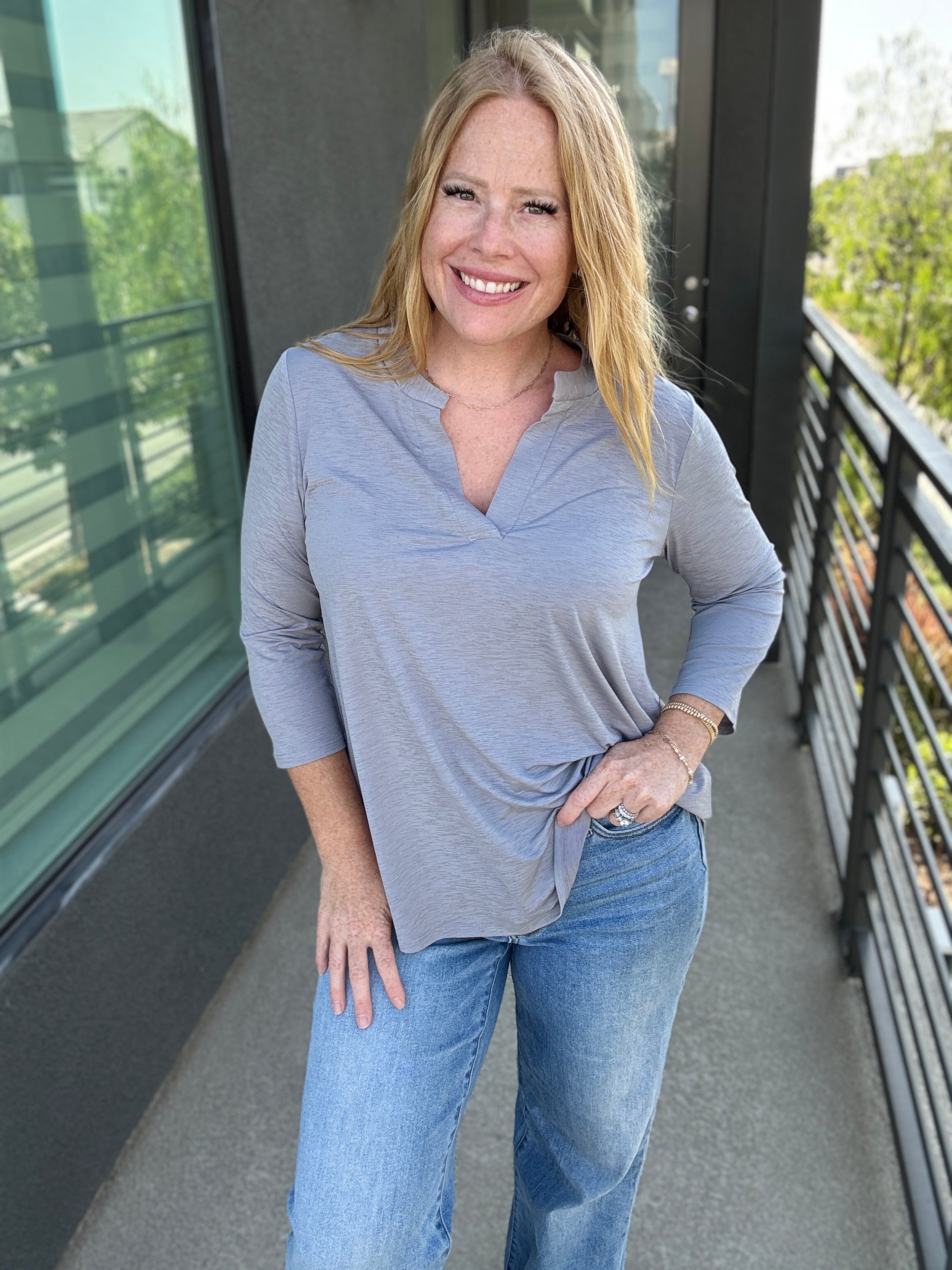 3/4 Sleeve Gabby Tops by Sew in Love