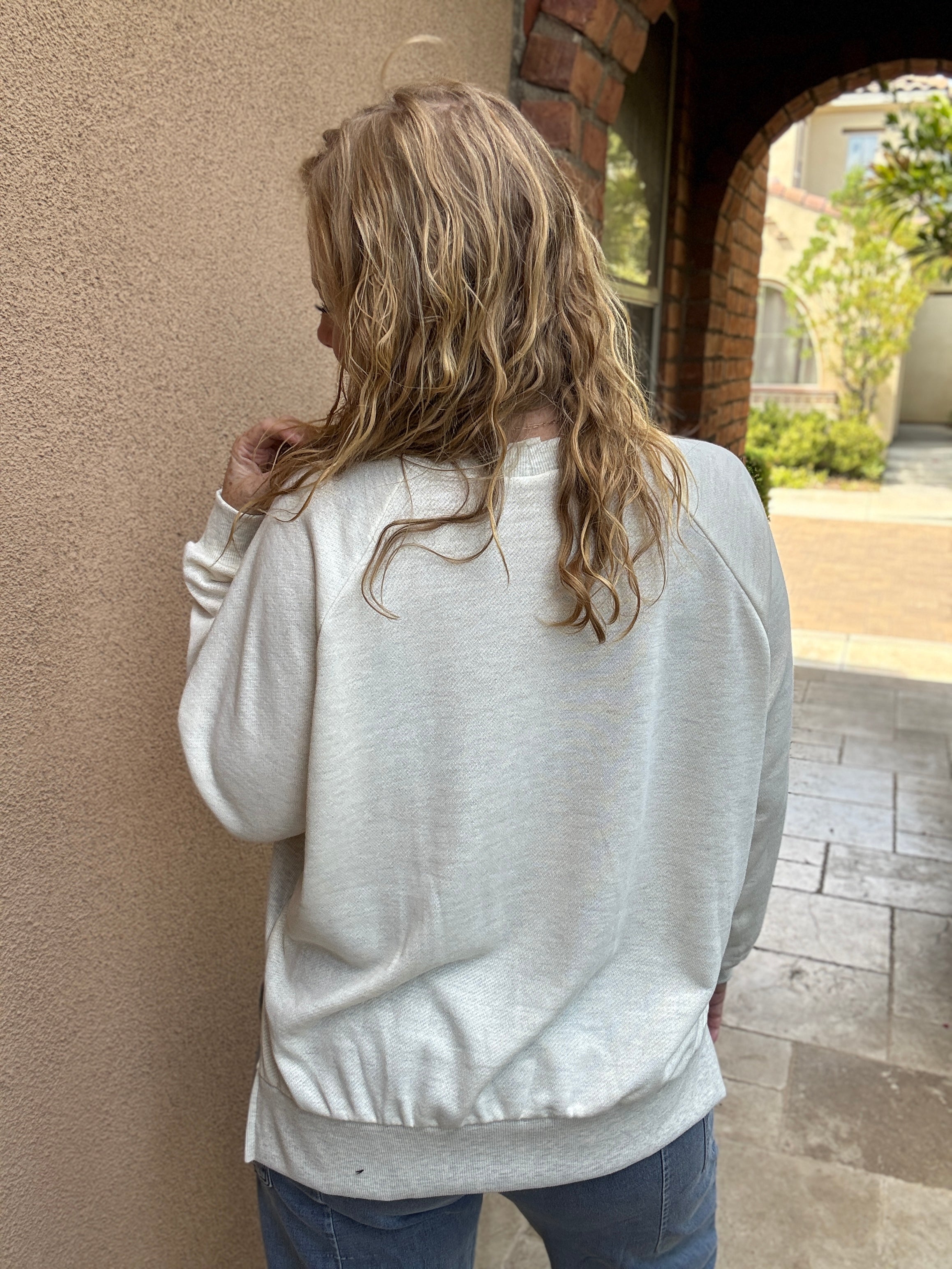Long Sleeve French Terry Top by Sew In Love