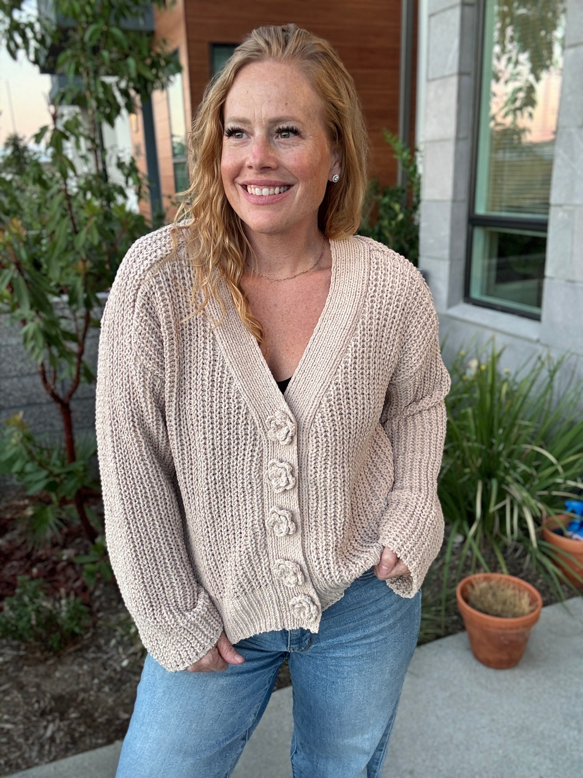 Roses Cardigan by POL in 3 Colors