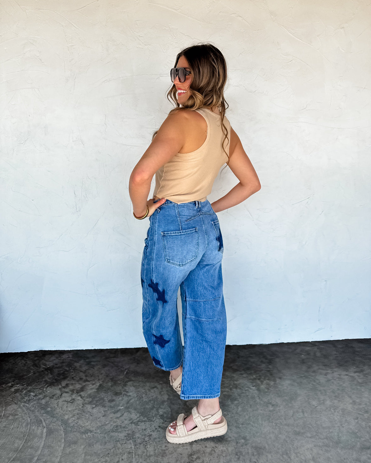 Born to Shine Barrel Jeans