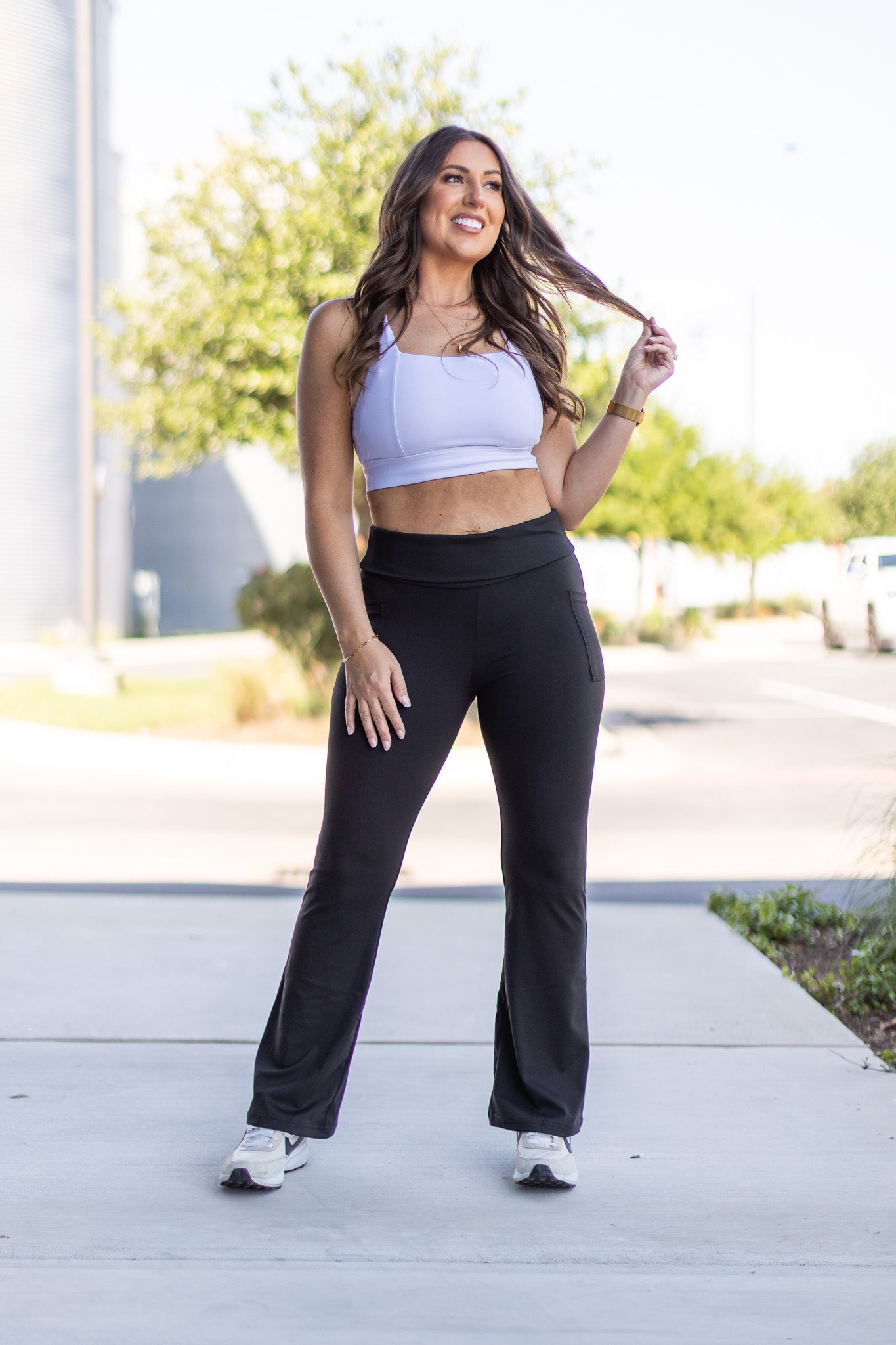 The Deluxe Paige Fold-over, Tummy Control Leggings - Luxe Leggings by Julia Rose®