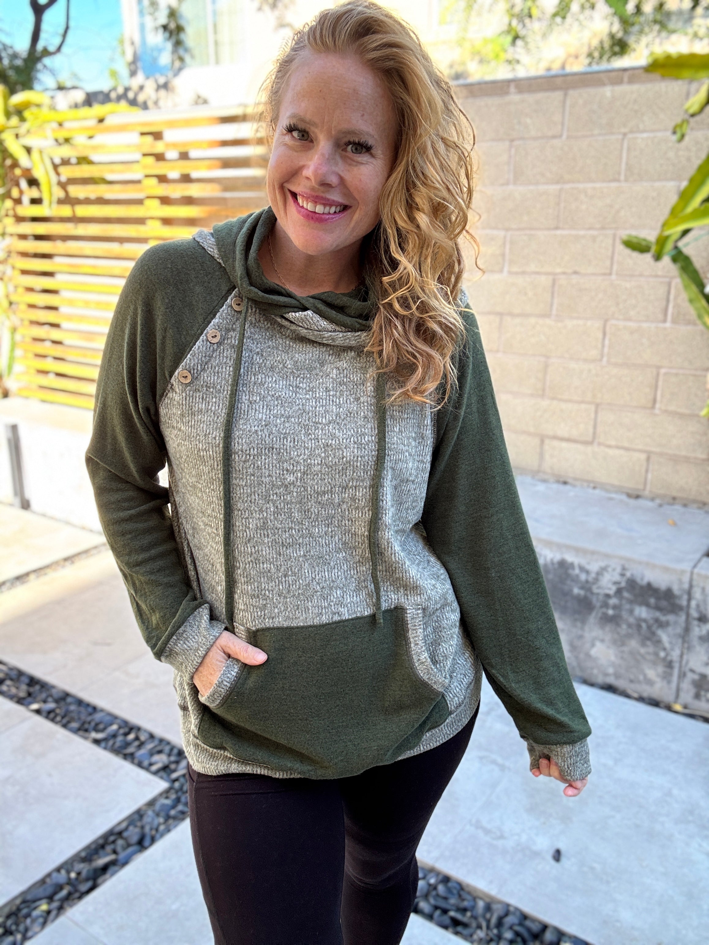 By the Fireside Fuzzy Soft Hoodie in 2 Colors