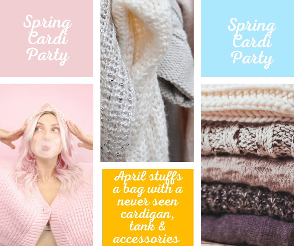 April's Spring Cardi Party