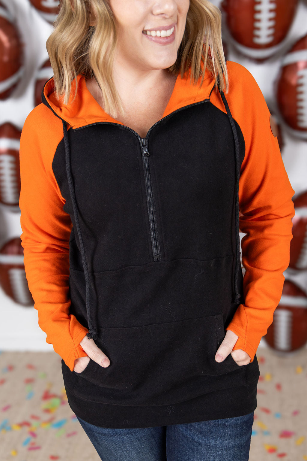 IN STOCK GameDay Halfzip Hoodie - Cincinnati FINAL SALE