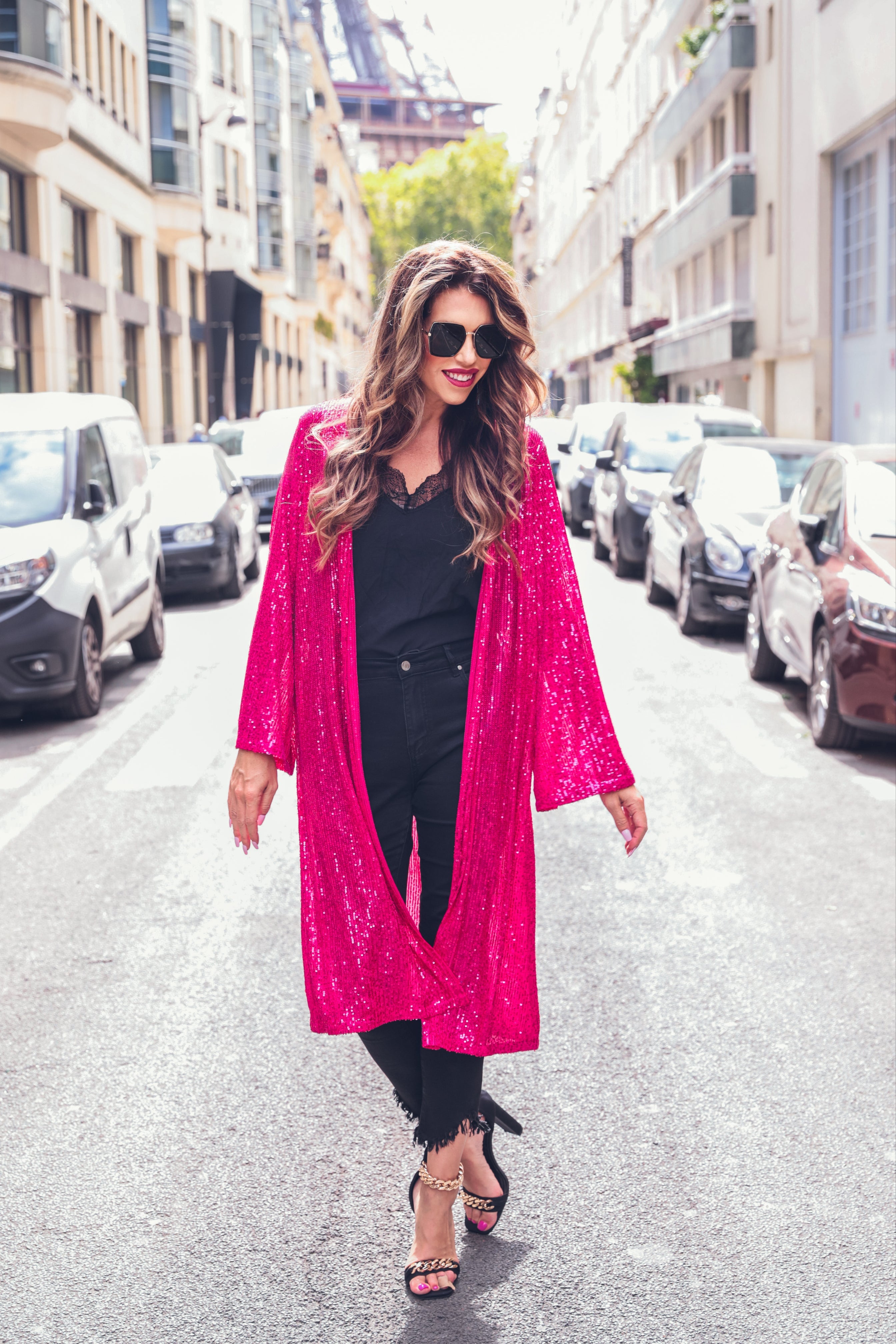 Give Me Sparkle Sequin Kimono In Assorted Colors