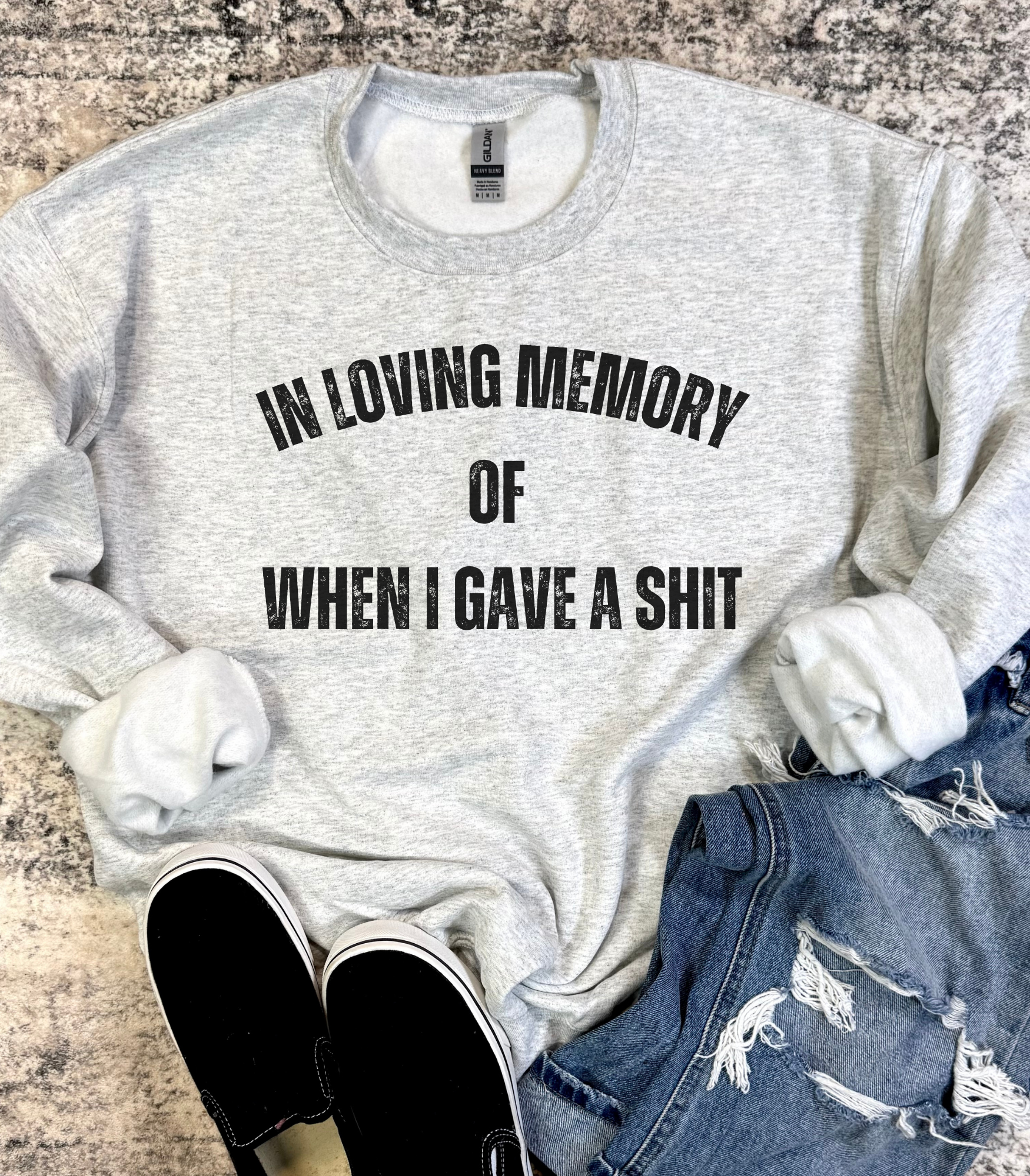 Loving Memory Graphic Sweatshirt and Tee