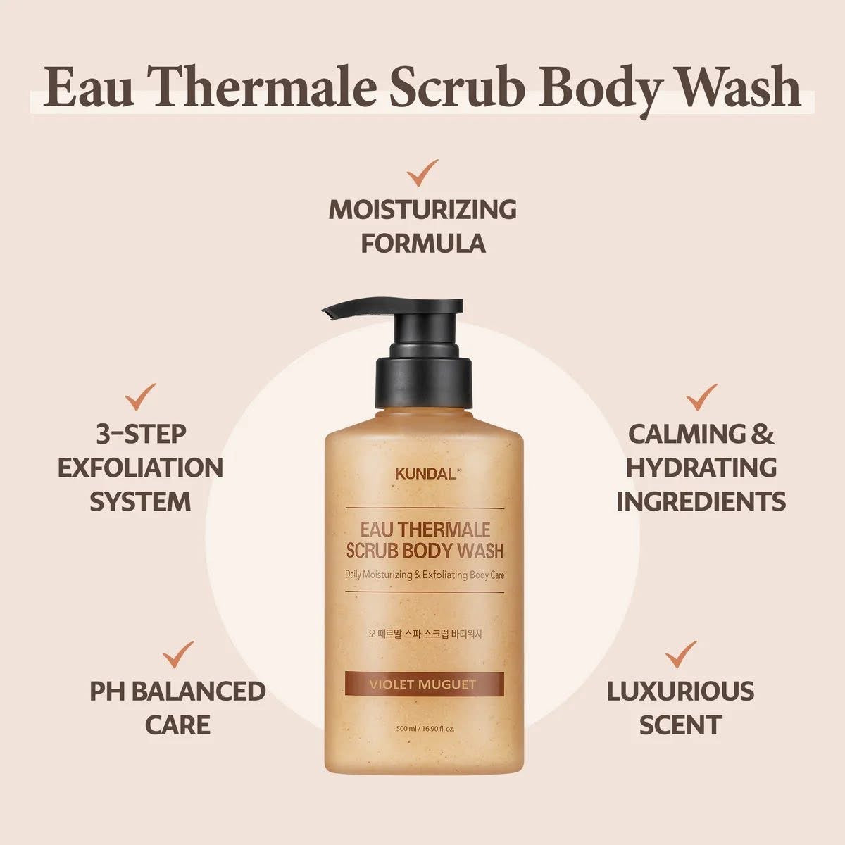 Eau Thermale Scrub Body Wash