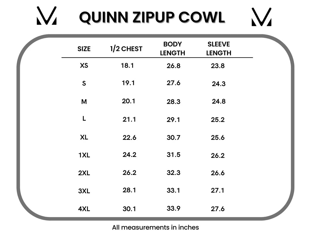 IN STOCK Quinn ZipUp Cowl - Charcoal