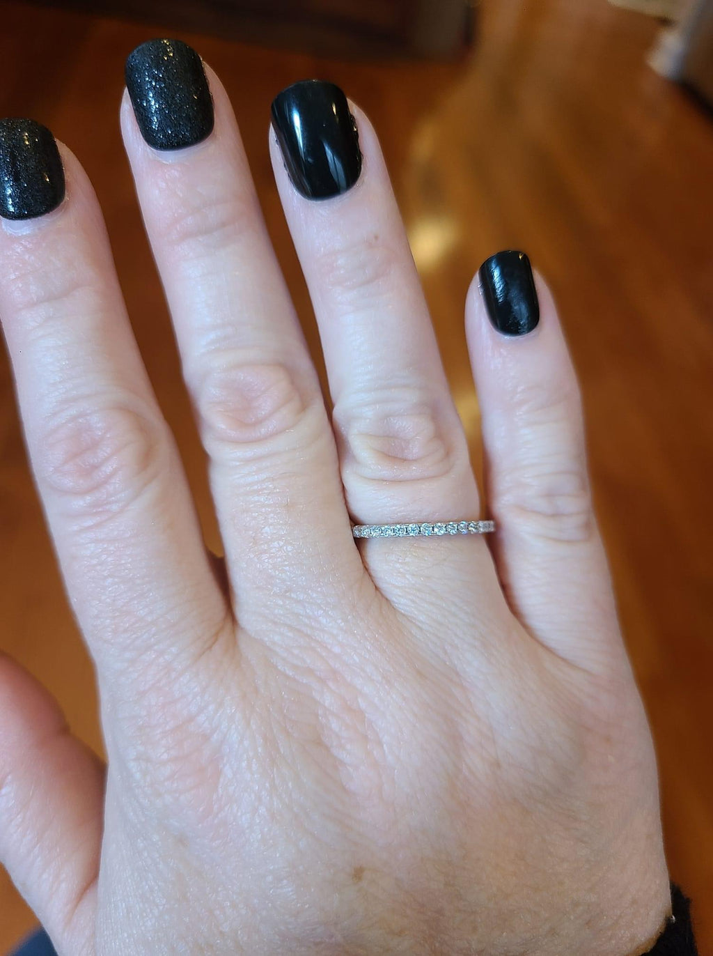 Curious Time 925 Sterling Silver Moissanite Ring