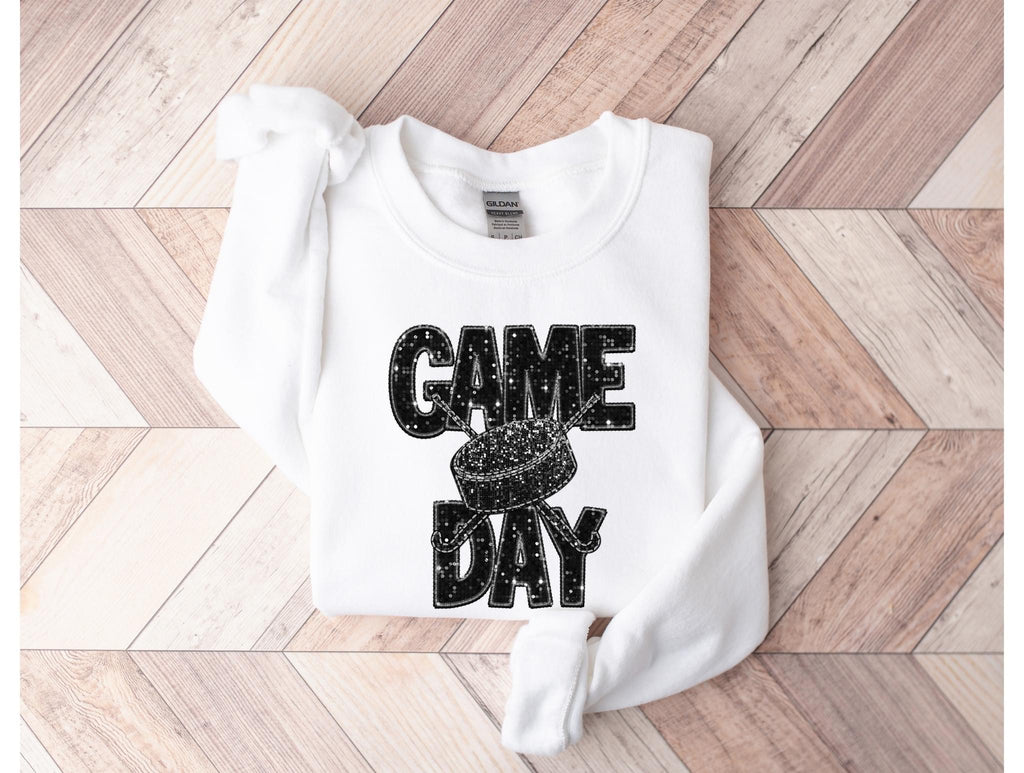 Hockey Mom Bling Sweatshirt