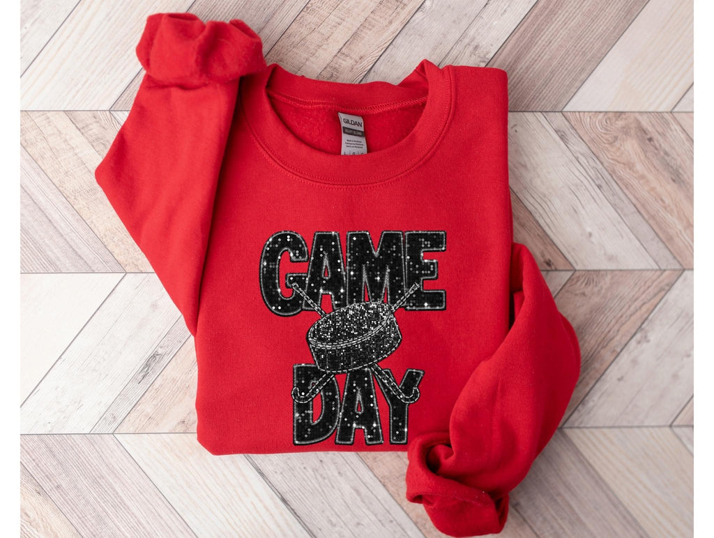 Hockey Mom Bling Sweatshirt