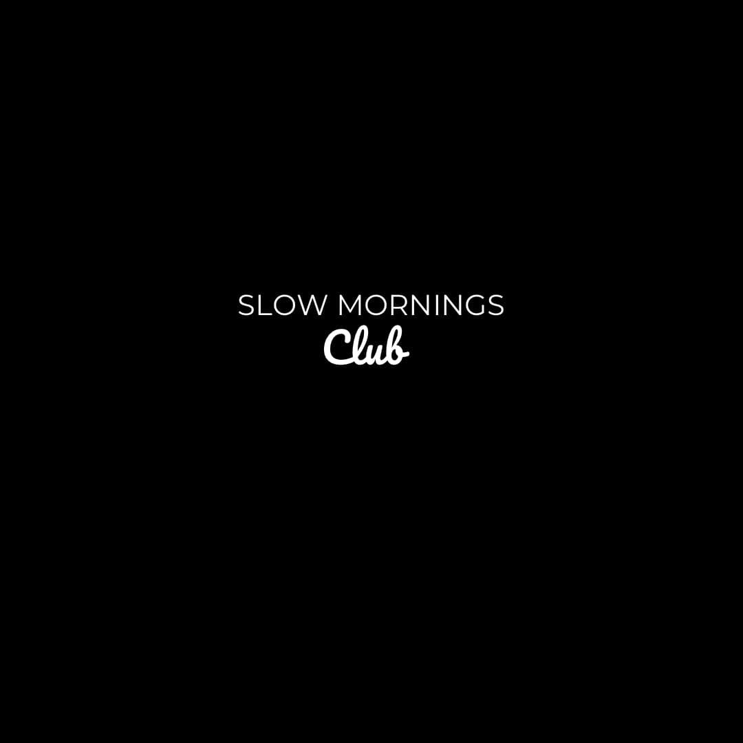 Slow Mornings Club Crewneck