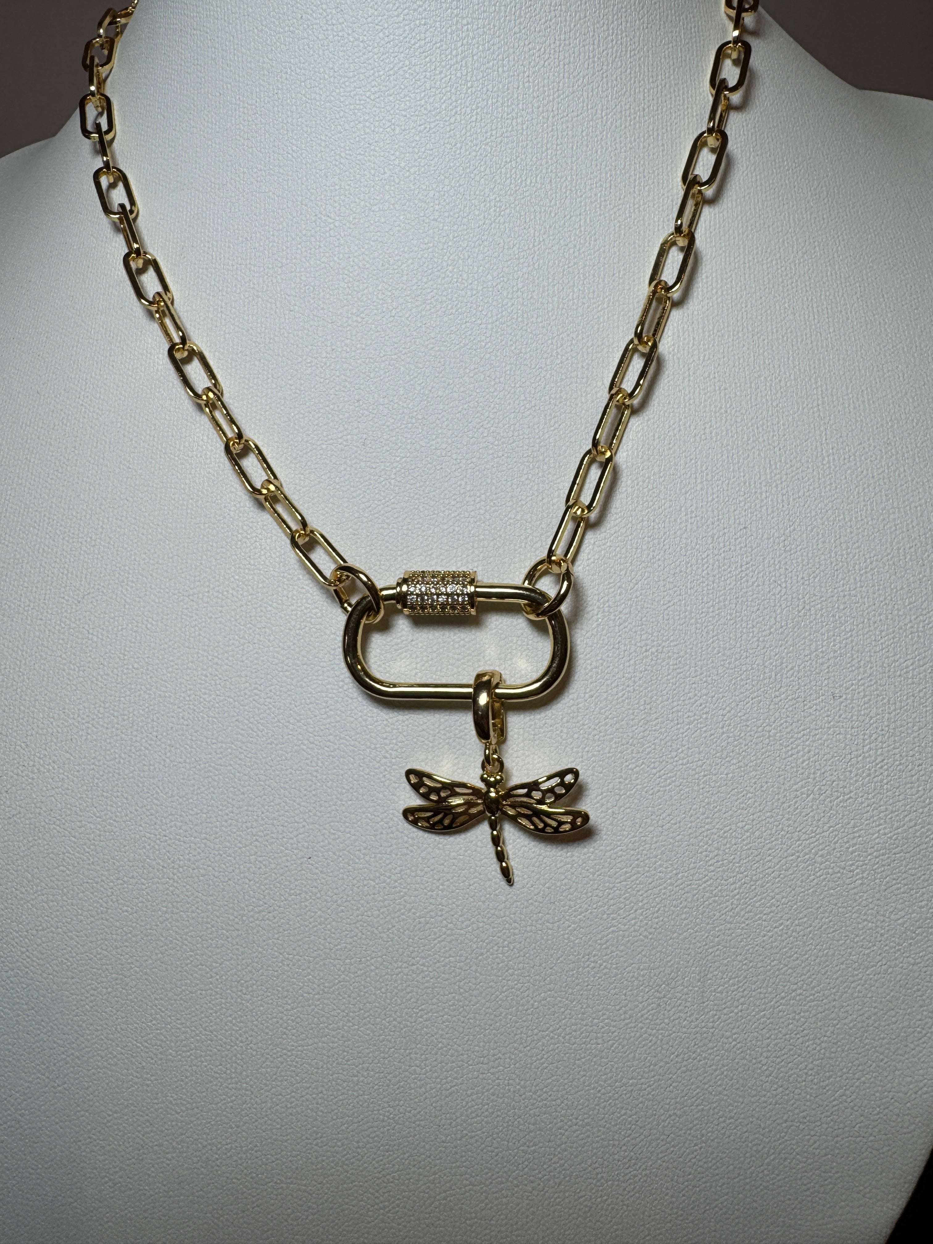 Fly Free Dragonfly Charm