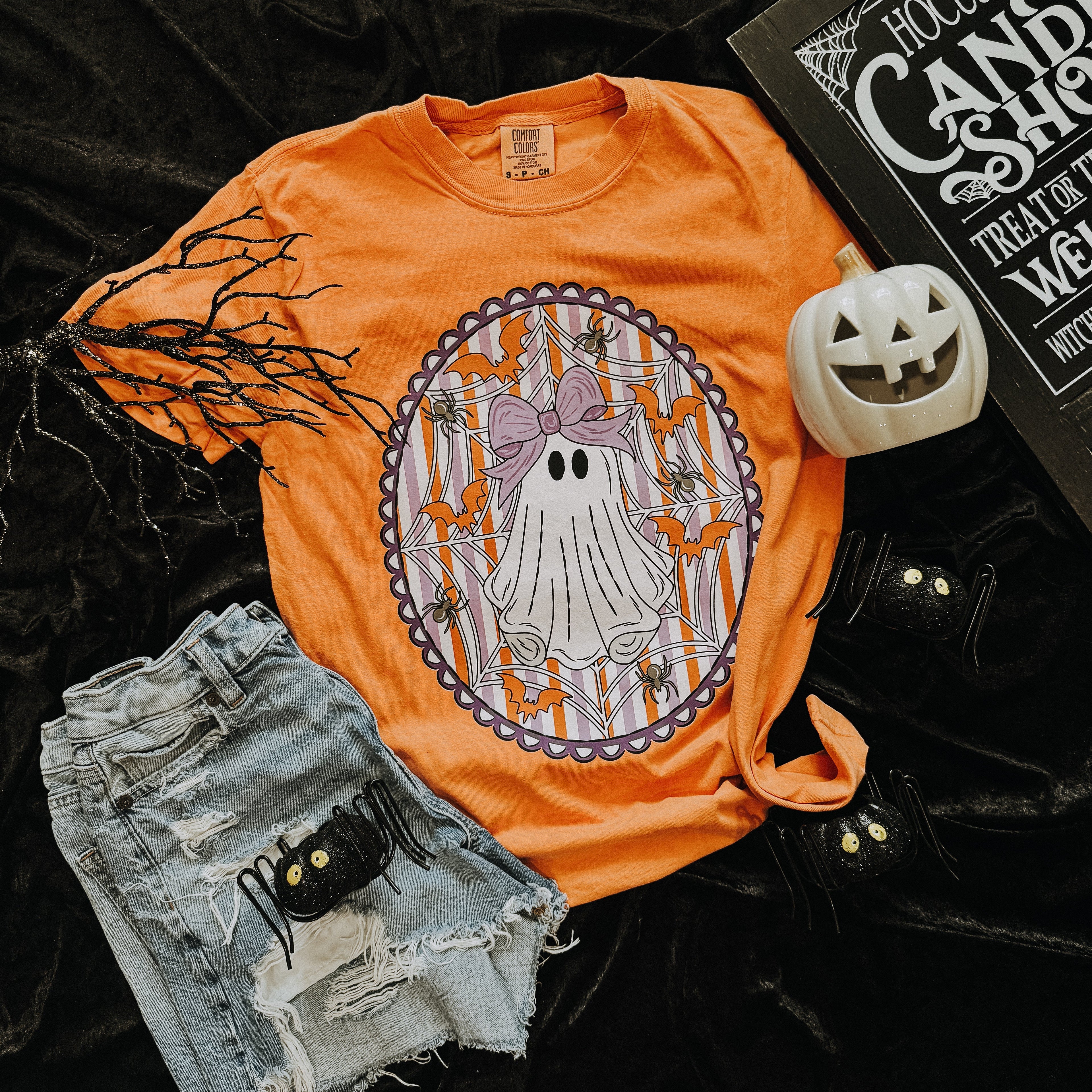 Girly Ghost Web Soft Graphic Tee