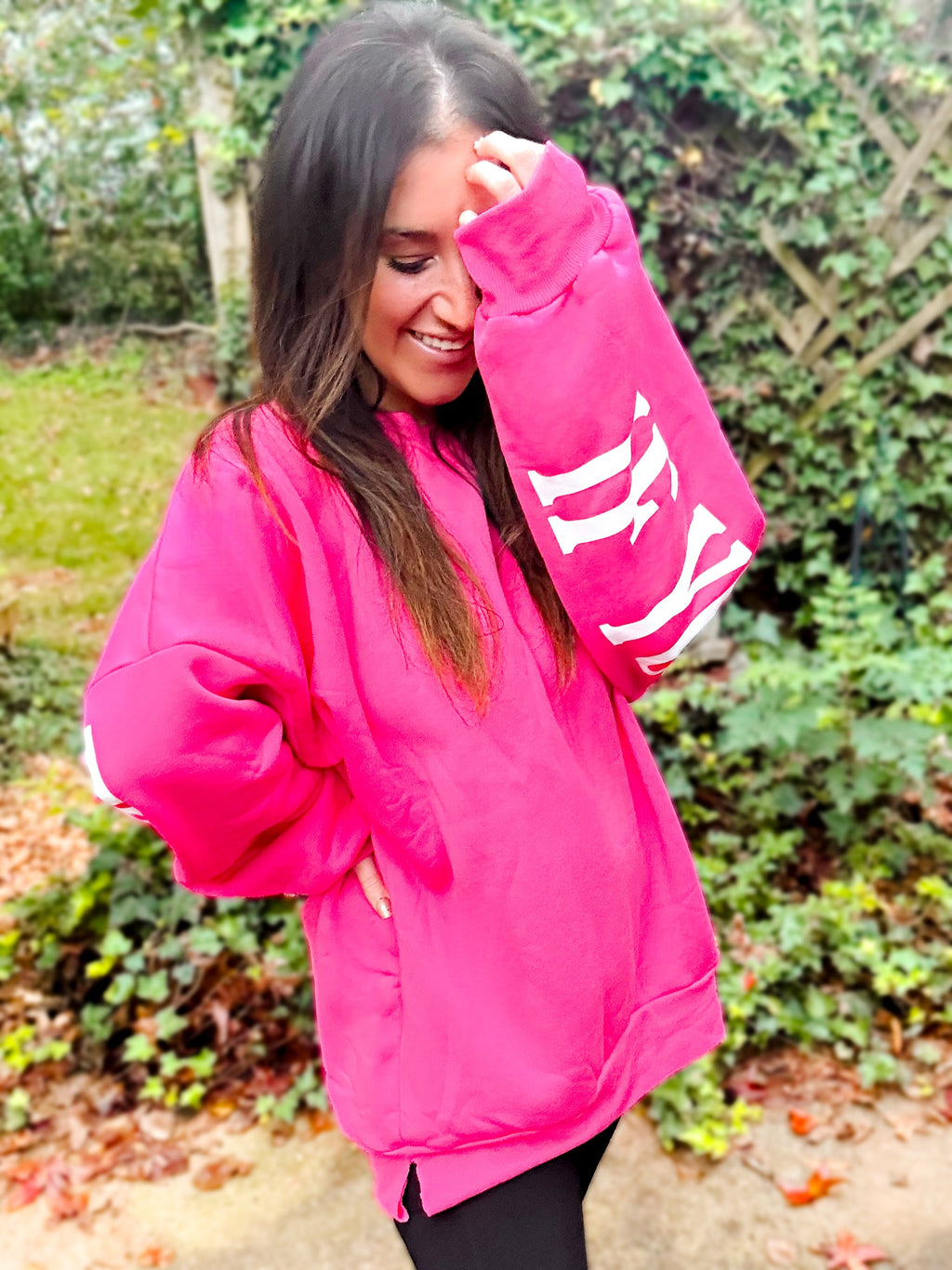 PREORDER If You Can Read This You Are Loved Graphic Back Printed Scuba Sweatshirt - Girl Code Couture