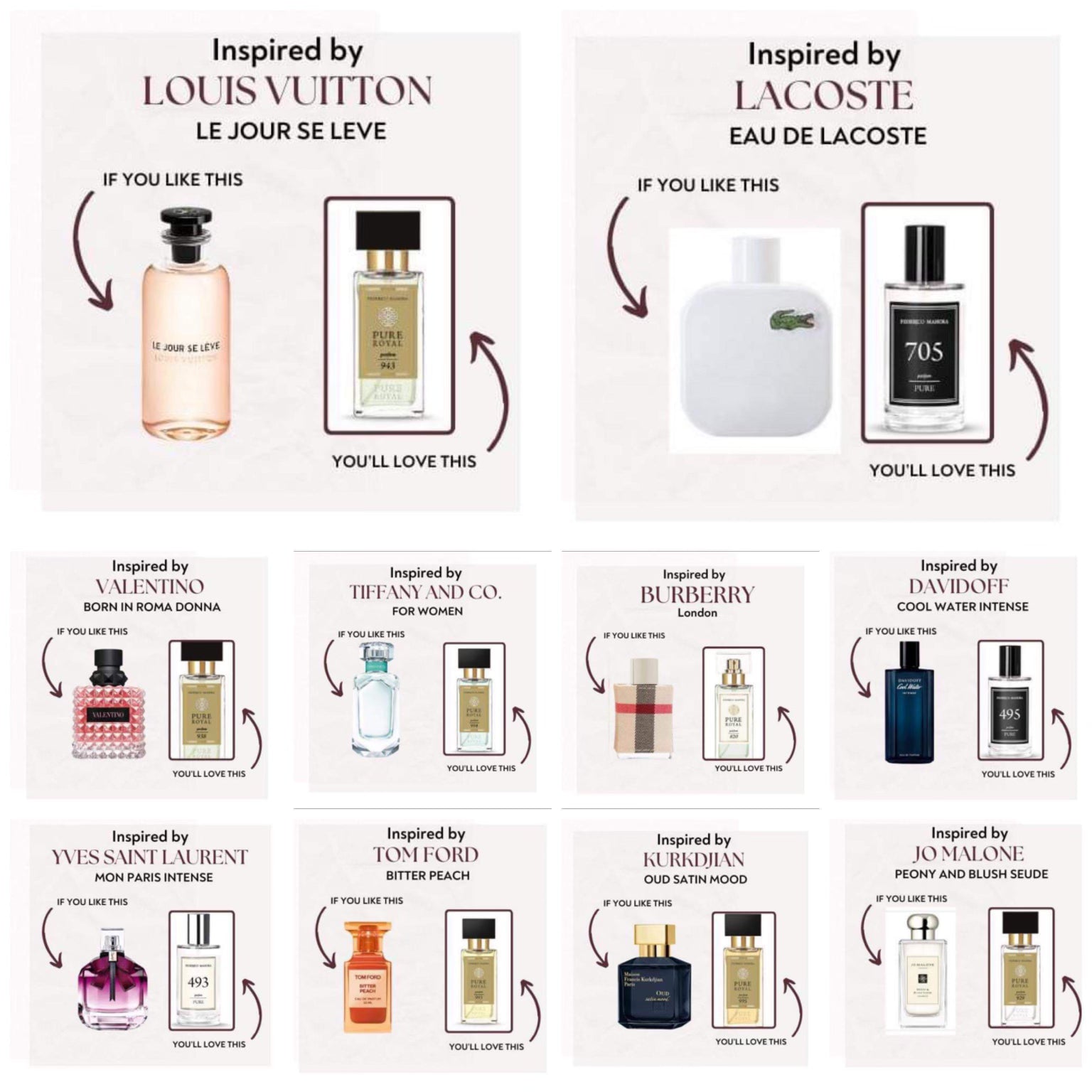 Women's Designer "Pure" Perfume