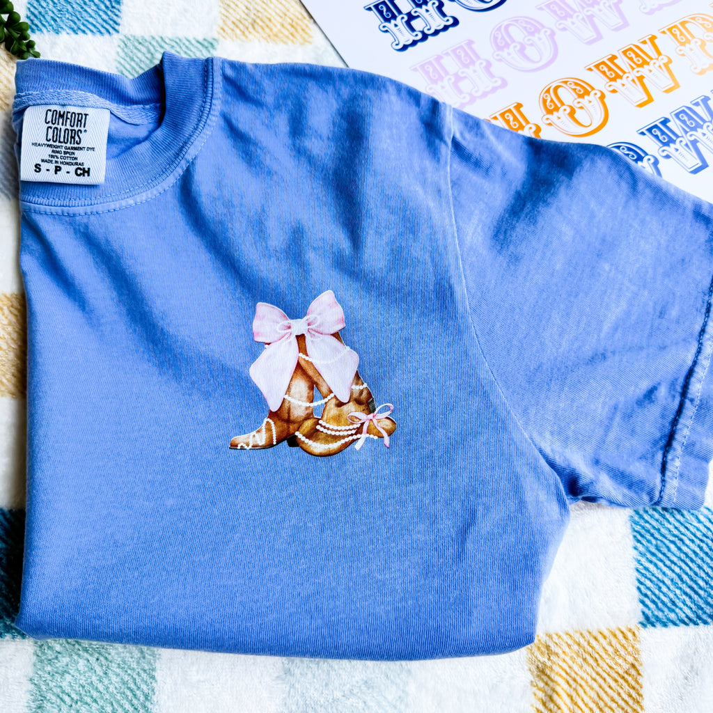 Boots With Pearls Graphic Tee