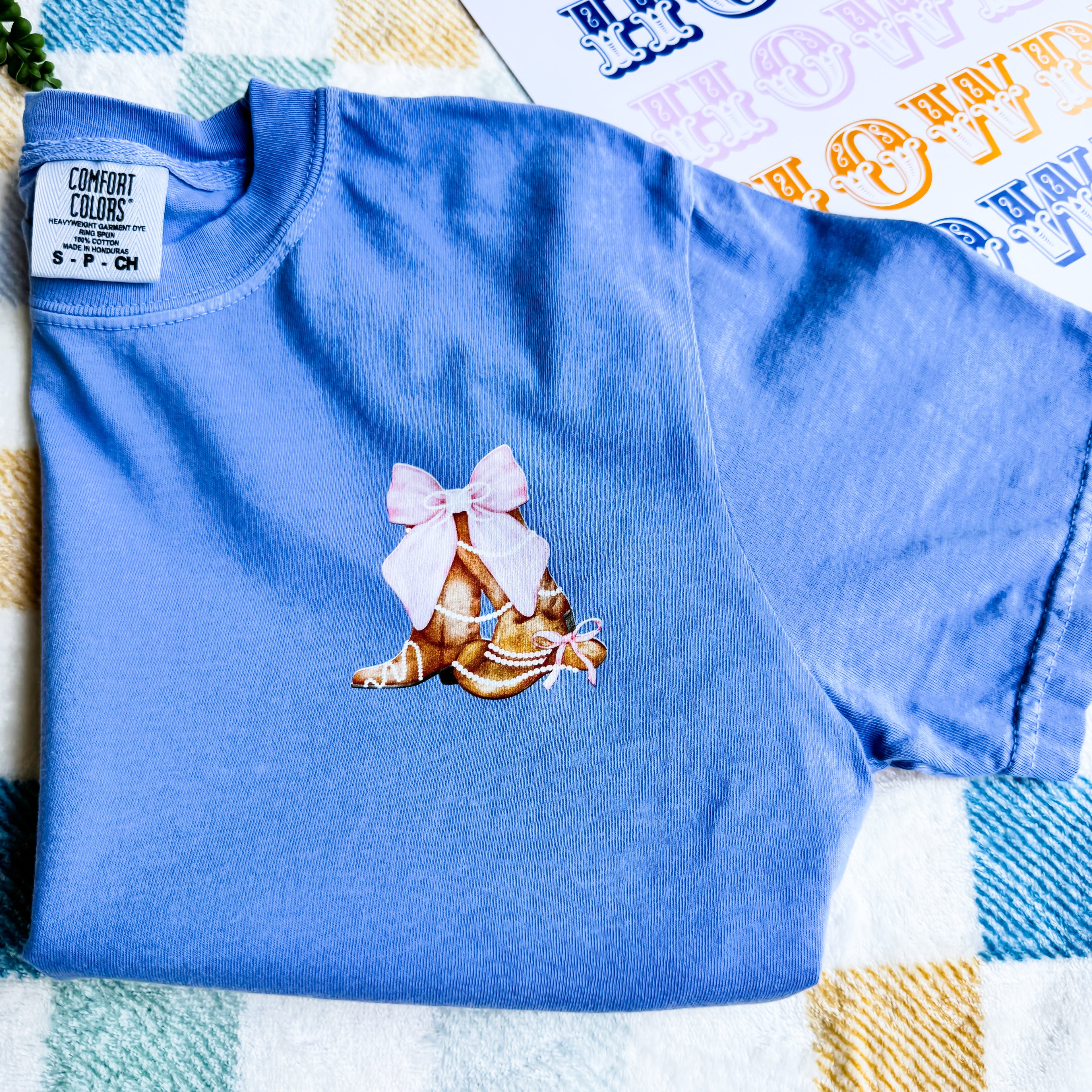 Boots With Pearls Graphic Tee