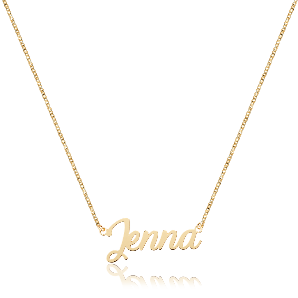Custom Classic Script Name Necklace (Water Resistant)