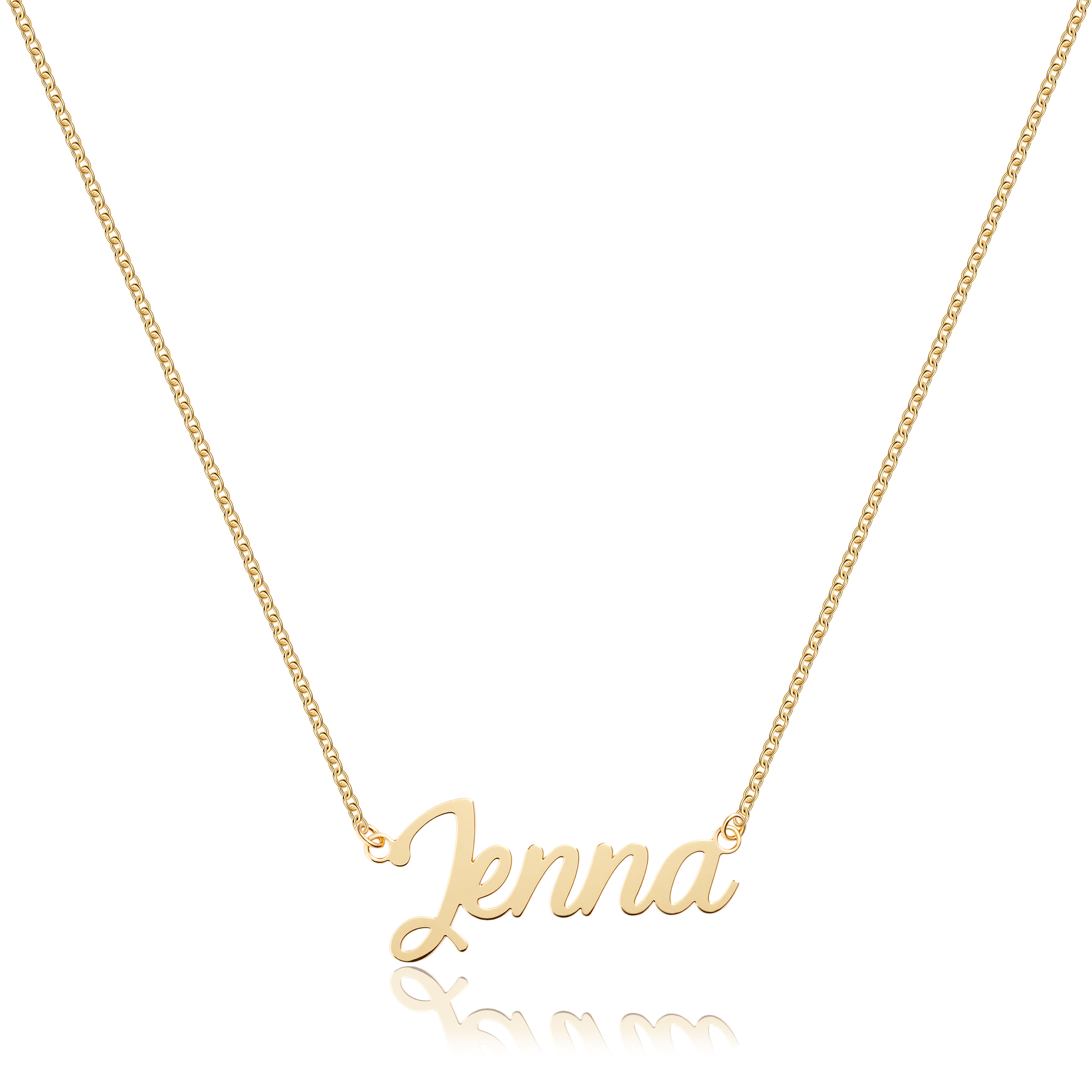 Custom Classic Script Name Necklace (Water Resistant)
