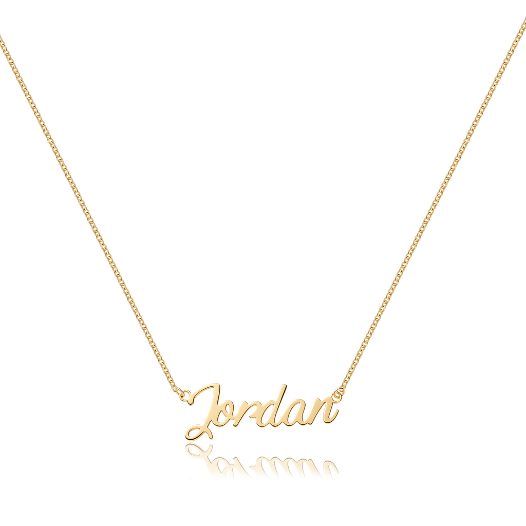Custom Classic Script Name Necklace (Water Resistant)