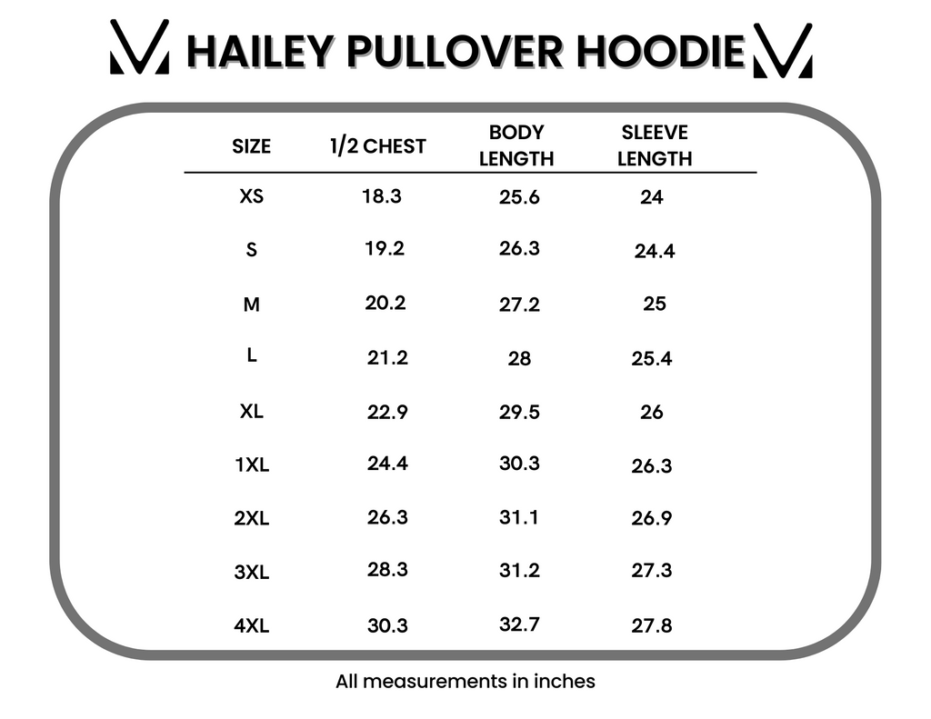 IN STOCK Hailey Pullover Hoodie - Autumn Blossom and Stripes