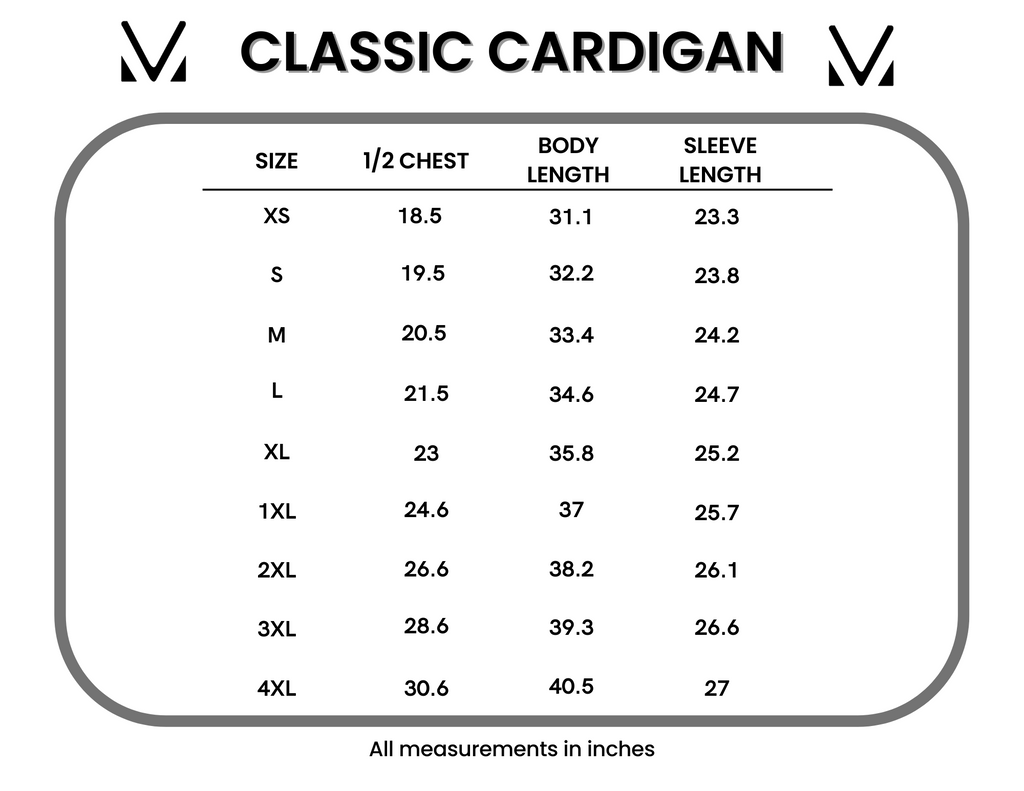 IN STOCK Classic Cardigan - Sapphire Floral