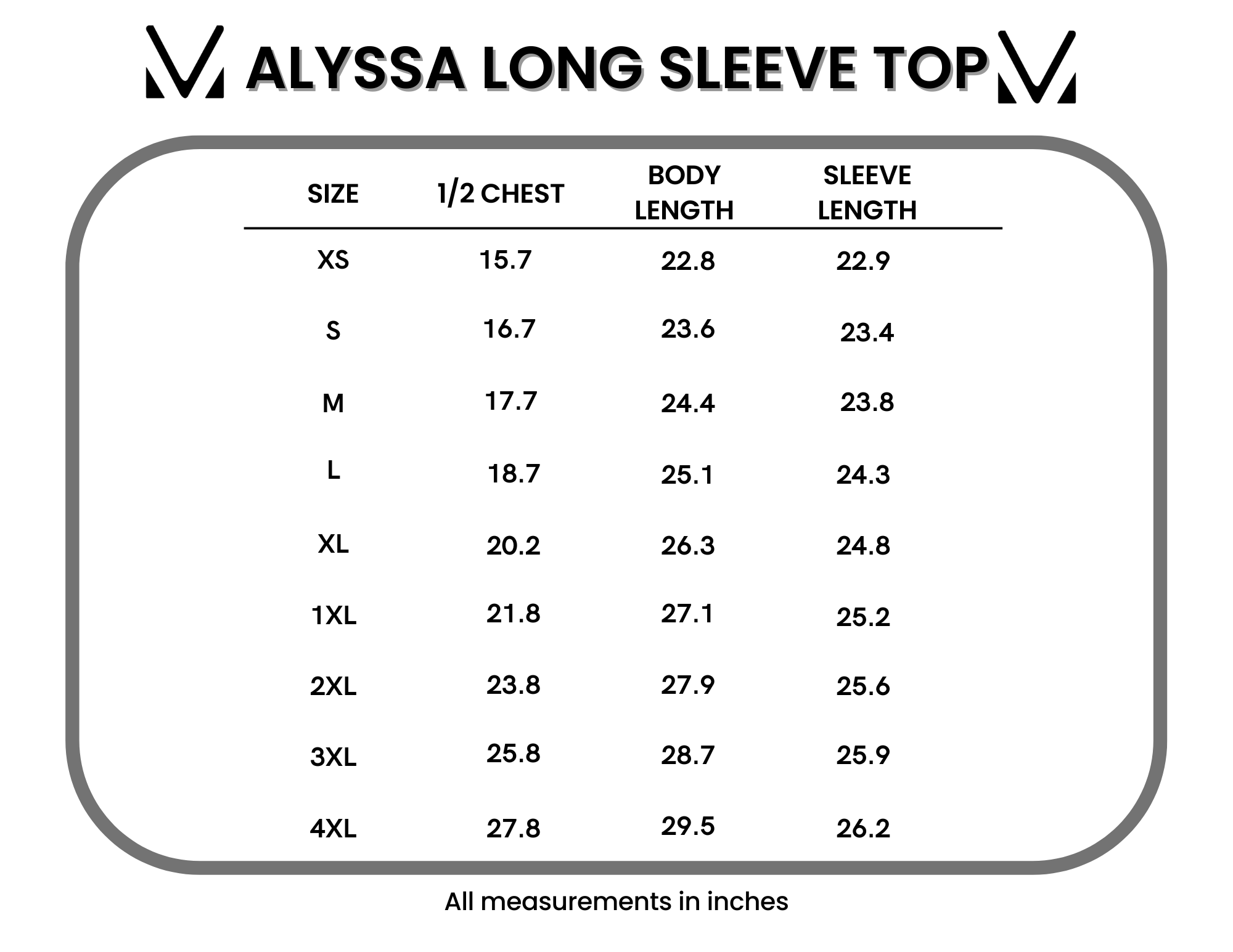 IN STOCK Alyssa Long Sleeve Top - Black