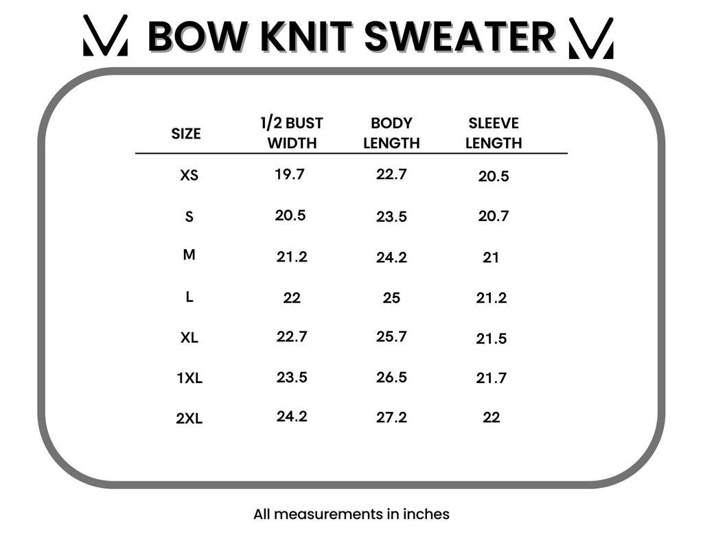 IN STOCK Bethany Bow Knit Sweater - Light Pink