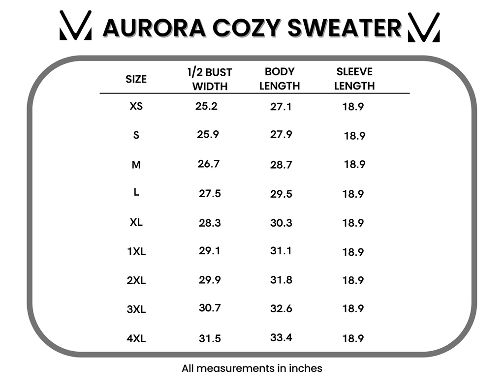 IN STOCK Aurora Cozy Sweater - Grey