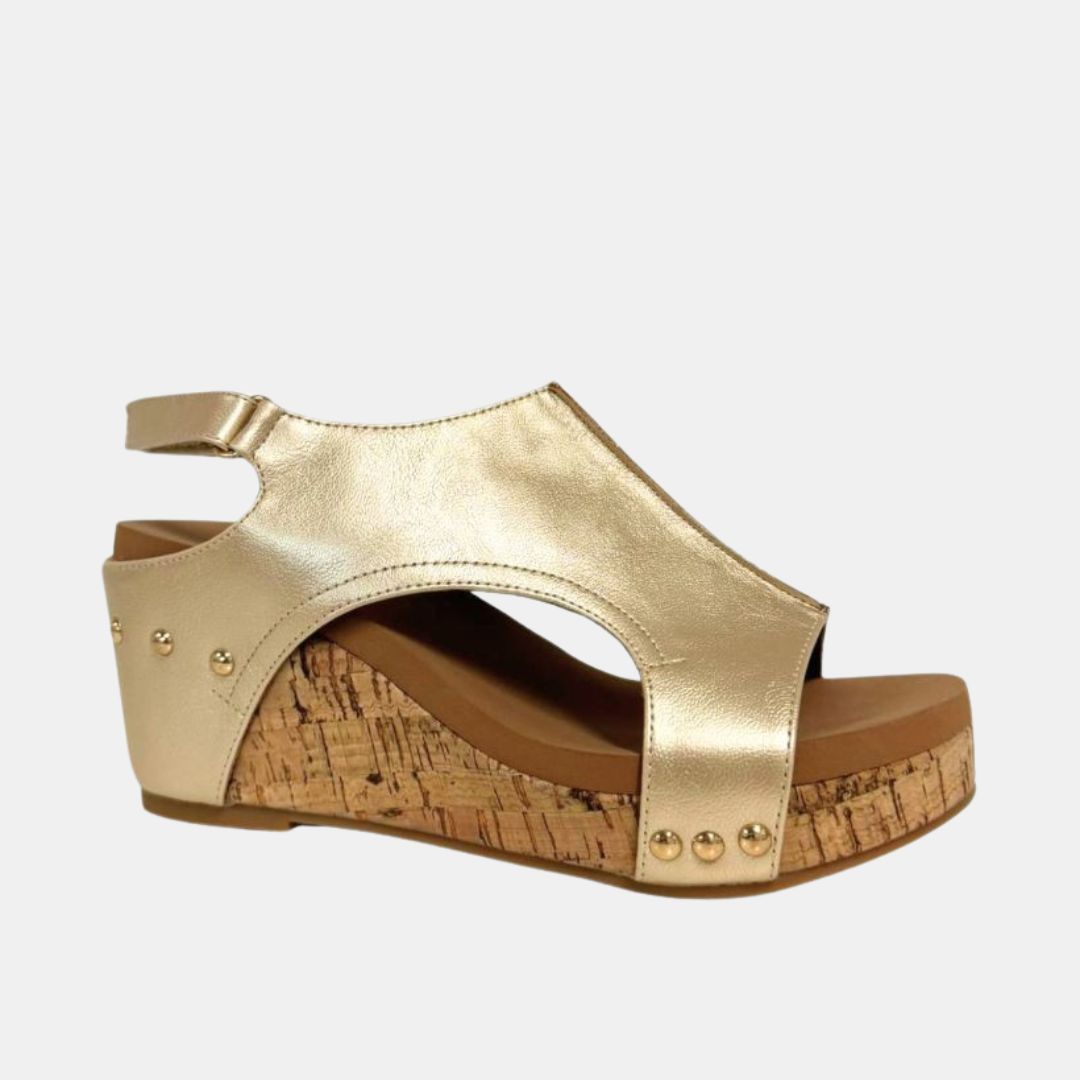 Hannah Slingback Wedge – Cutout Platform Sandal in 8 Stylish Finishes
