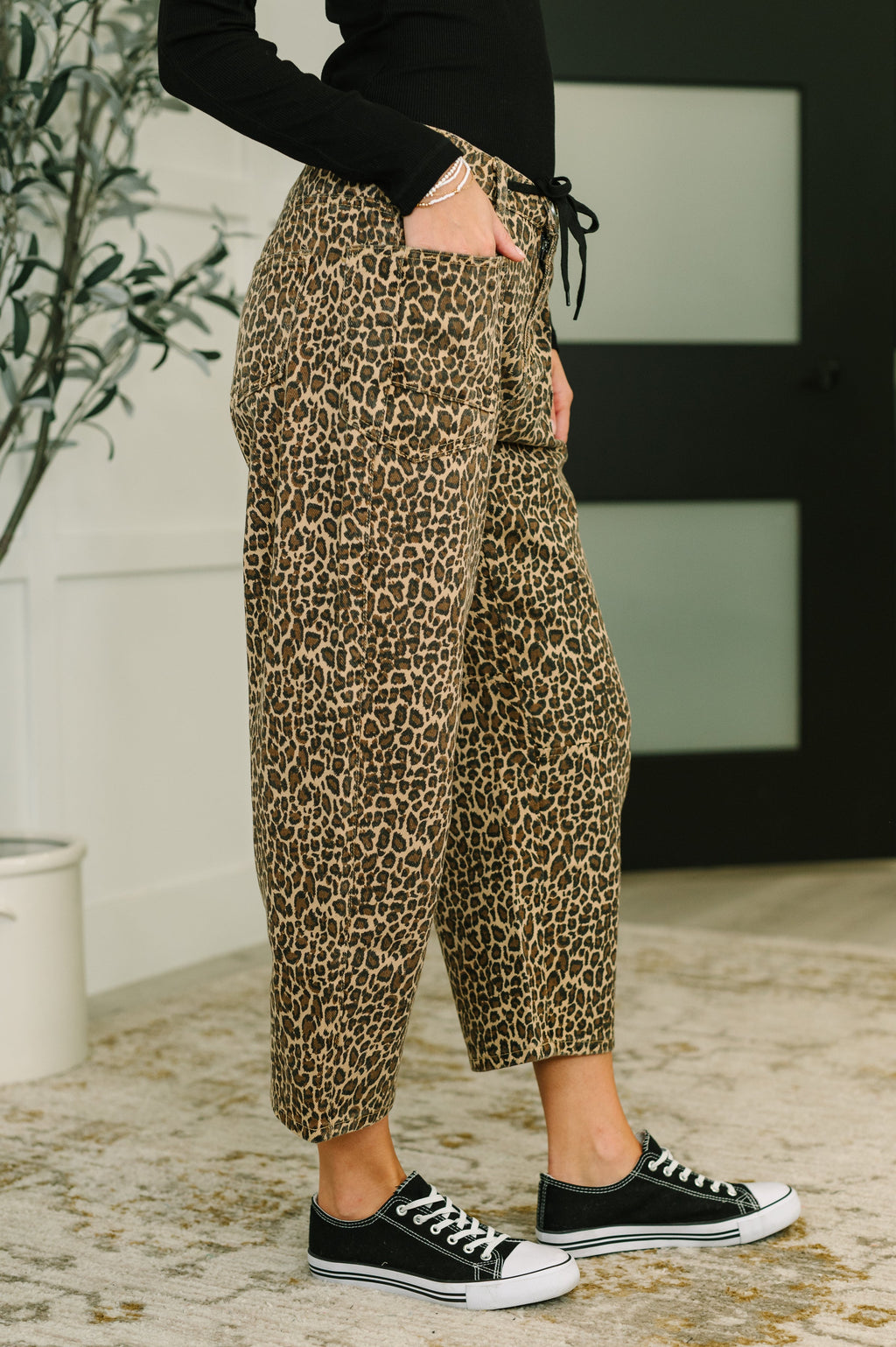 Prowl Power Barrell Ankle Crop Jean in Khaki