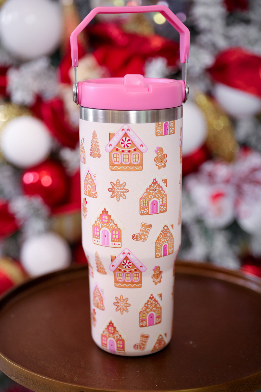Gingerbread Wonderland Travel Tumbler *Custom Order*