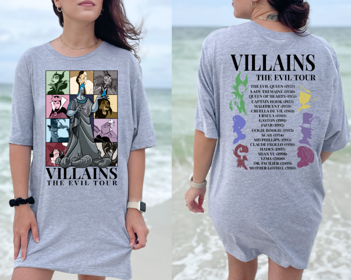 Villains World Tour Tee/Sweatshirt