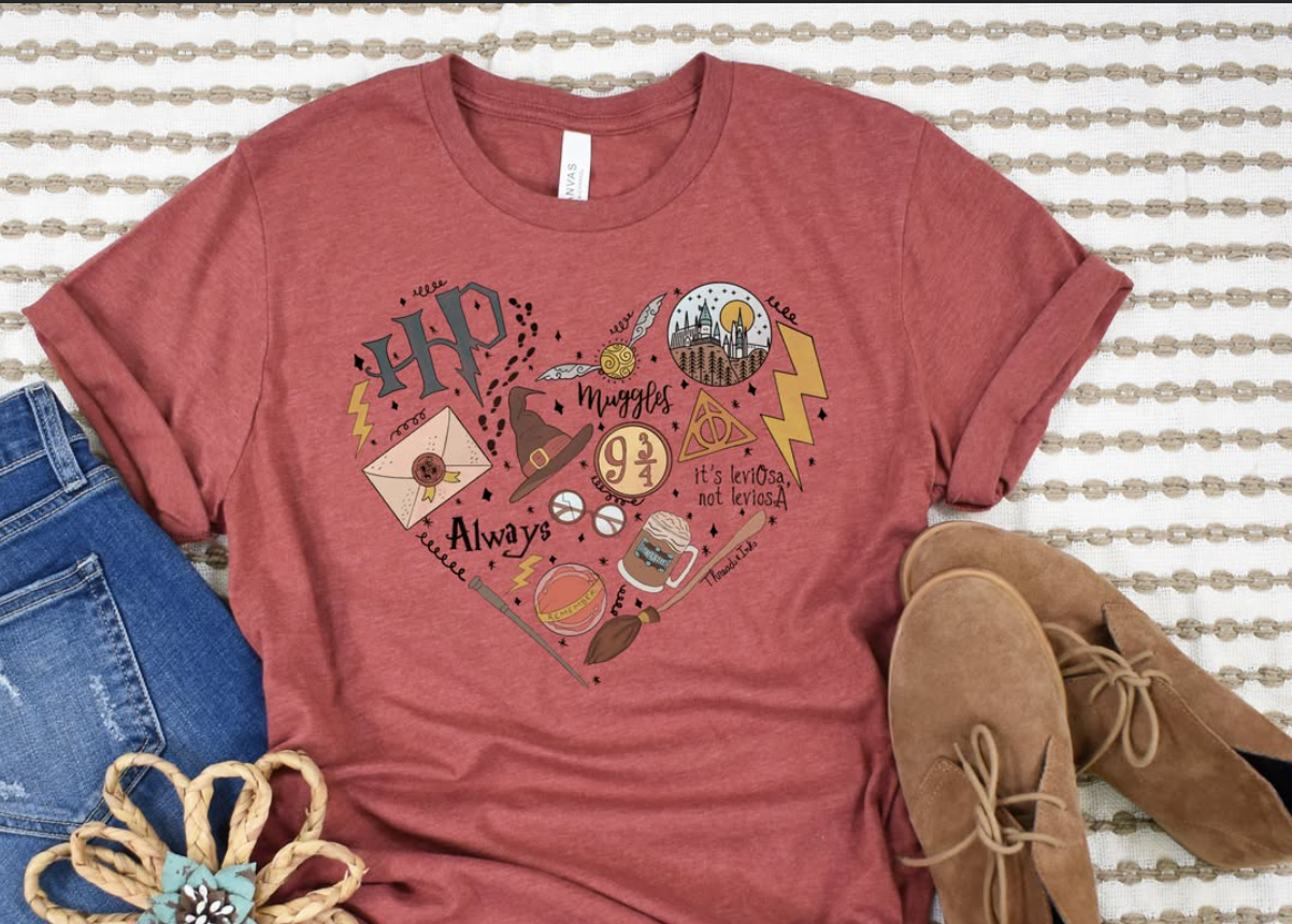 HP Heart Tee/Sweatshirt
