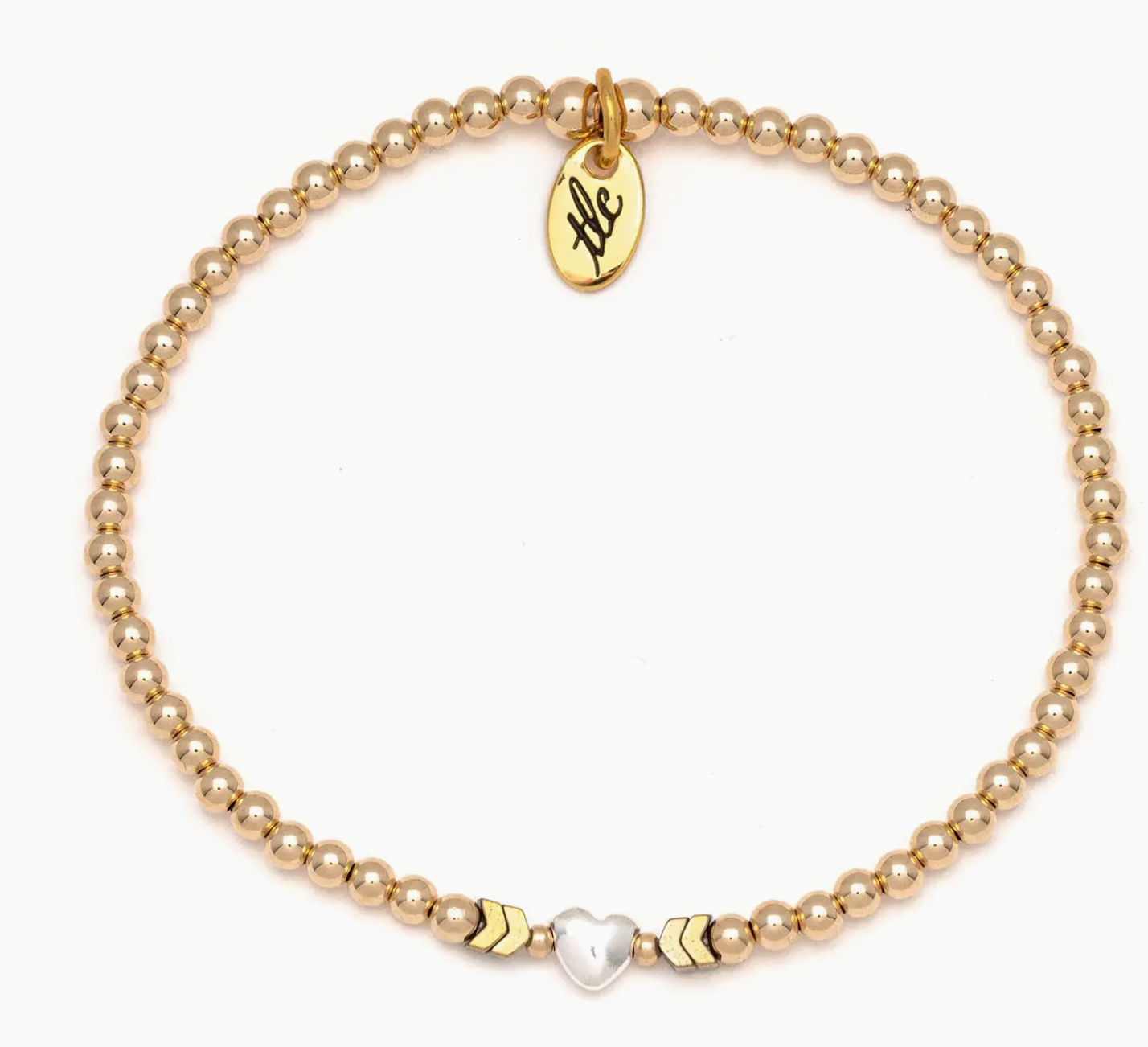 With All My Heart - Gold Filled Resilience Bracelet