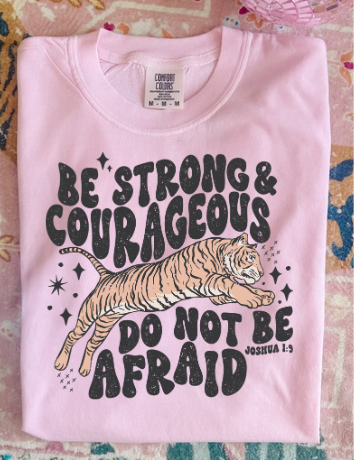 Be Strong Tiger Graphic Tee