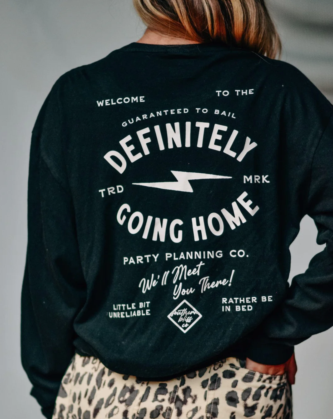 Definitely Going Home Long Sleeve by Southern Bliss