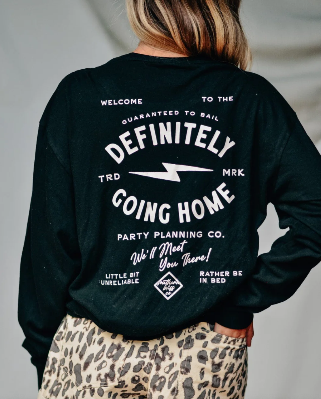 Definitely Going Home Long Sleeve by Southern Bliss