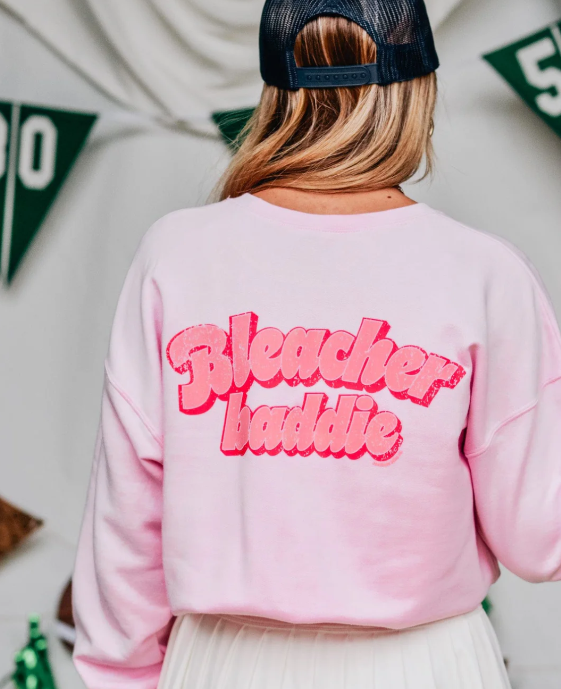 Bleacher Baddie Crewneck by Southern Bliss