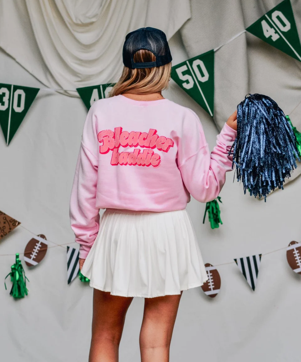 Bleacher Baddie Crewneck by Southern Bliss