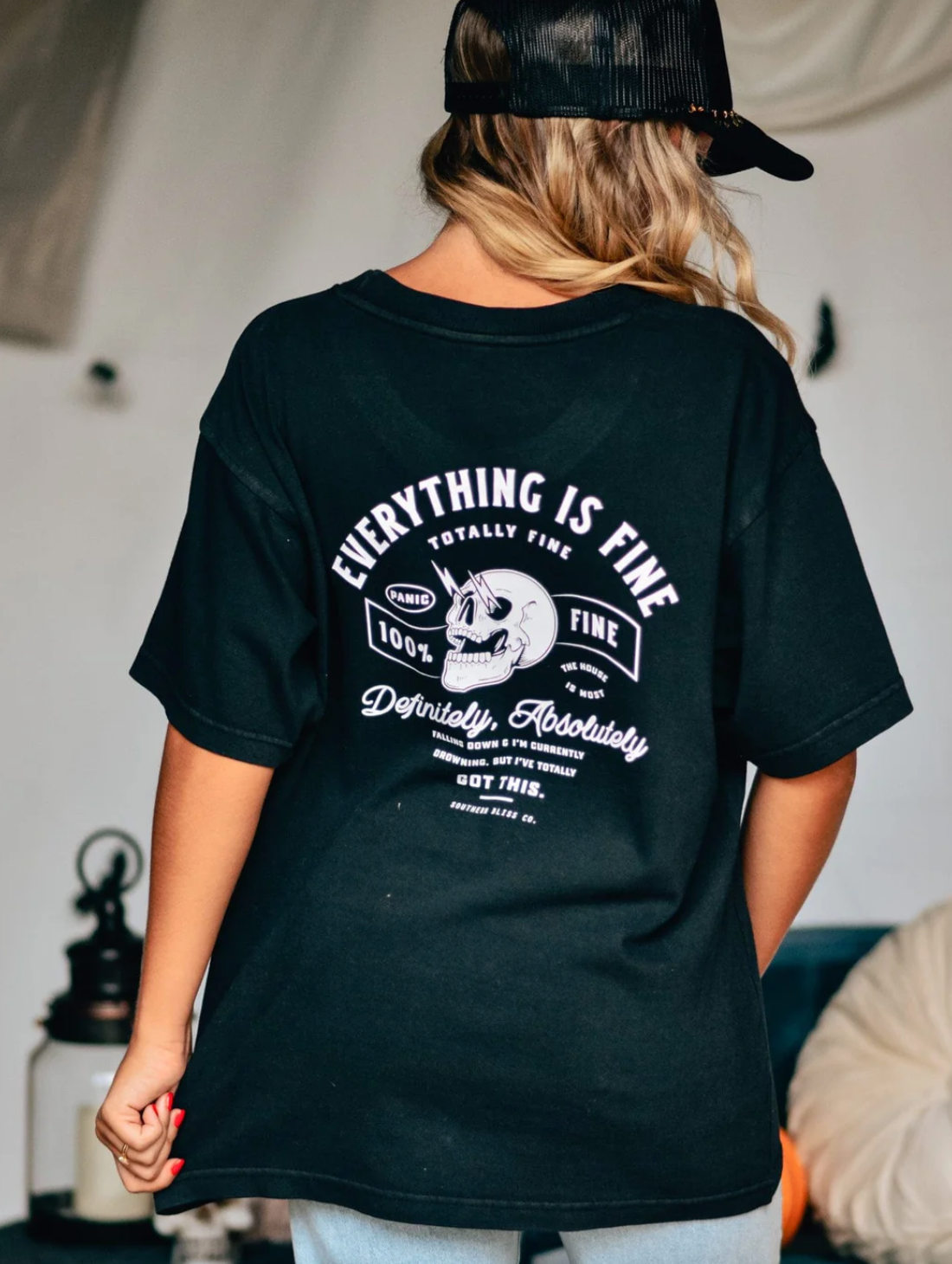 Everything is Fine Tee by Southern Bliss