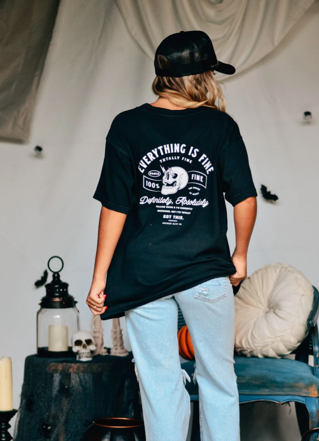 Everything is Fine Tee by Southern Bliss