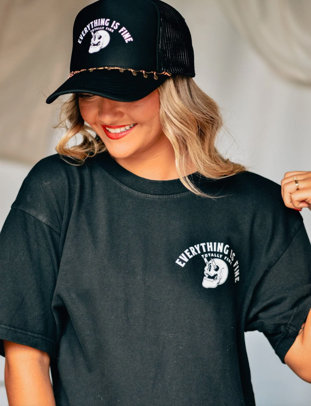 Everything is Fine Tee by Southern Bliss