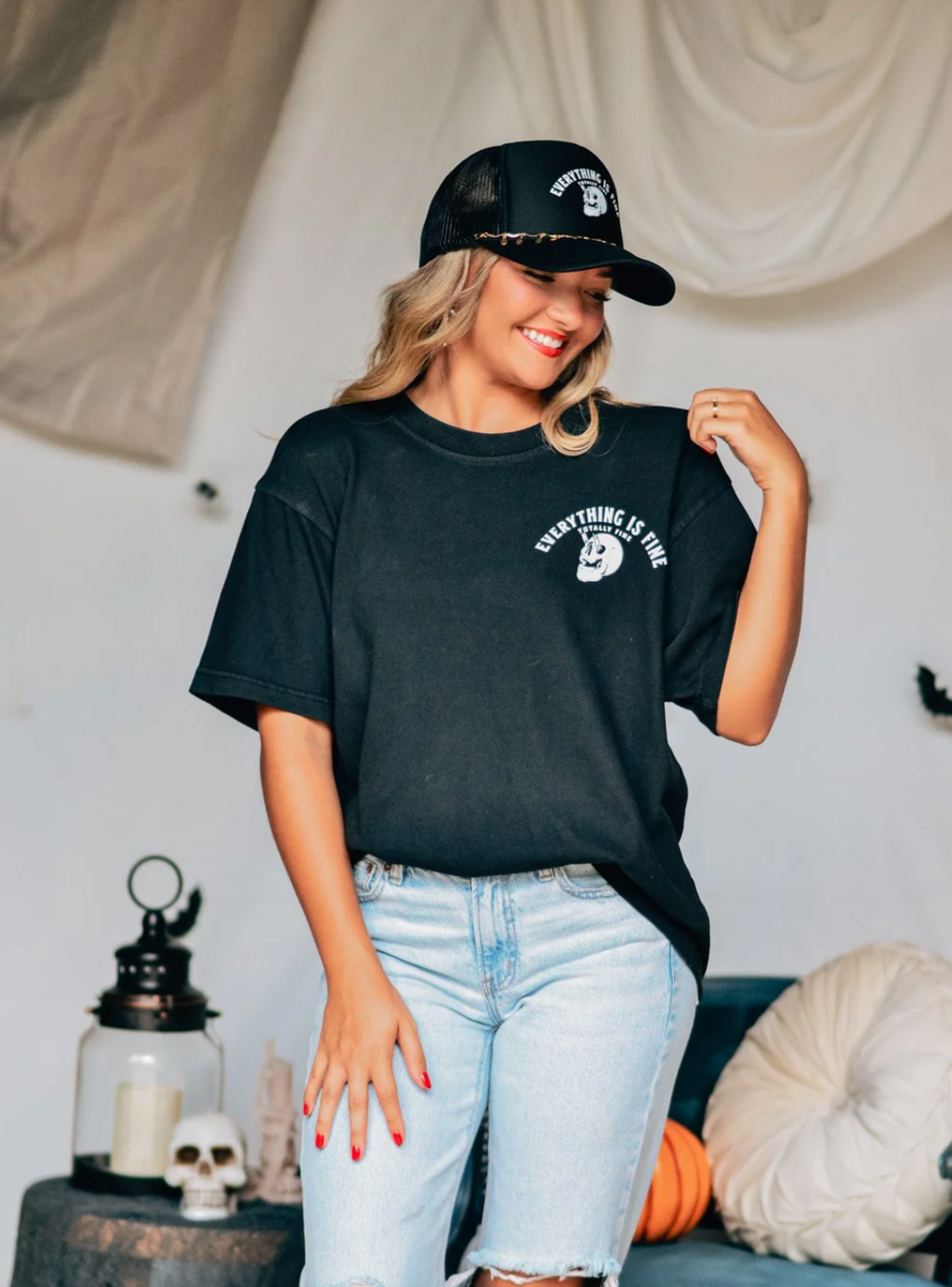 Everything is Fine Tee by Southern Bliss