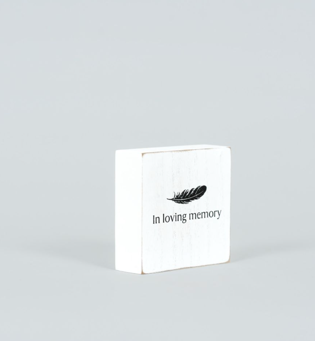 In Loving Memory Sign