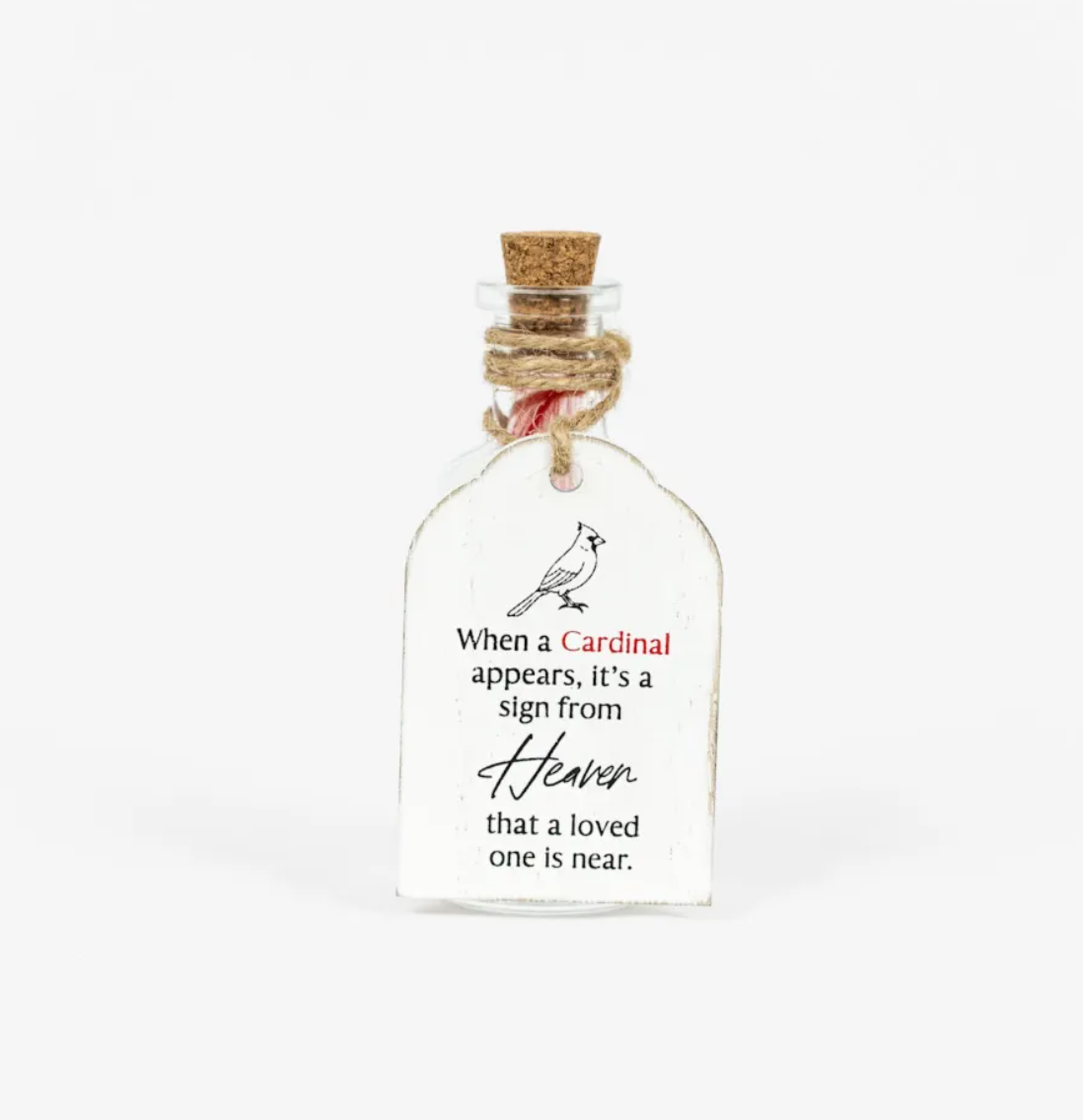 Cardinal Message in a Bottle