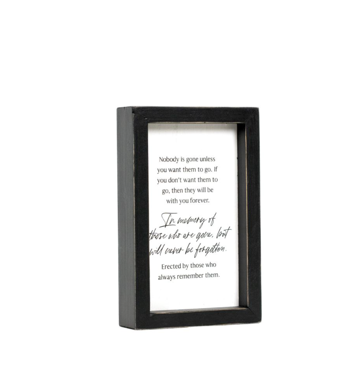 In Memory Sign